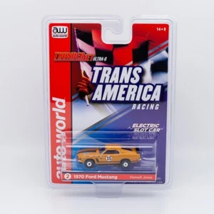 Auto World ThunderJet Ultra-G 1970 Ford Mustang Parnelli Jones Trans Am Slot Car - Picture 1 of 2