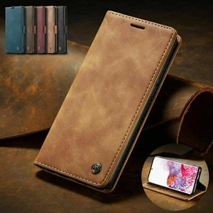 For Huawei P50 P40 P30 P20 Pro Lite Leather Flip Stand Cellphone Skin Cover Case - Picture 1 of 17