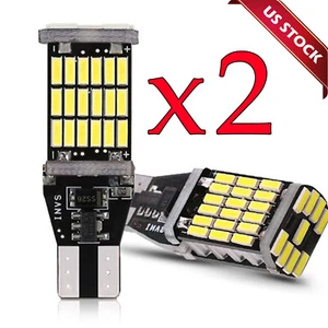 2X T15 921 912 LED Bombillas de Respaldo Inverso W16W 916 6000K Blanco Súper Brillante - Imagen 1 de 13