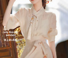 Traditional Chinese Style Hanfu Mamian Set Shirt Retro Horse Face Dress Oriental