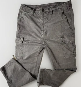 American Eagle Flex Herren Etikett Gr. 34x34 Real Good Flex Distressed Cargohose grau - Bild 1 von 10