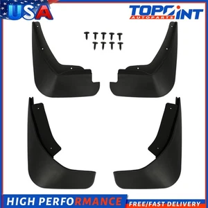 For 2011-2019 Ford Fiesta Mud Flaps Splash Guards Mudgurads Kits Set of 4 - Picture 1 of 6