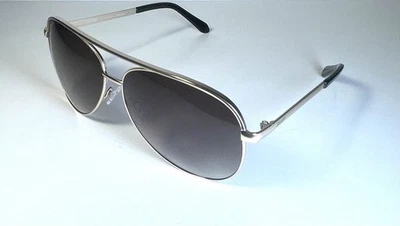 Óculos de Sol NOVO QUAY Dourado Grande Aviador Vivienne 35583 + Estojo - Imagem 1 de 4