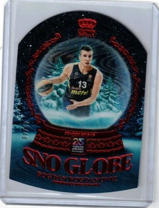 2024-25 CROWN ROYALE EUROLEAGUE BOGDAN BOGDANOVIC SNOWGLOBE RED #41/49 - Picture 1 of 1