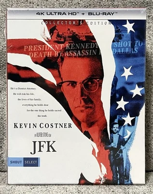 JFK 4K UHD + Blu-ray EDICIÓN COLECCIONISTA NUEVO Y SELLADO COMO NUEVO RARO OLIVER STONE Foto 1 de 4
