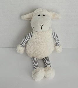 Oveja Cordero Interamericano Peluche Gris Blanco Rayas Largas Brazos Piernas 2022 16" - Imagen 1 de 7