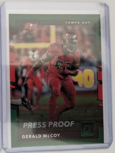 Donruss Press Proof Green Gerald Mccoy #135 Tampa Bay Buccaneers 2017 🏈 - Imagen 1 de 1