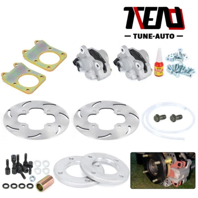 前盘制动器转换套件适用于本田 Fourtrax 300 Rancher 350 Foreman 400 — 第 1/4 张图片