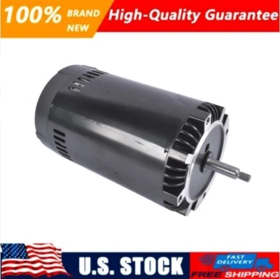 For B129 Pool Motor 1-1/2 HP 3450 RPM 230/115 Volts 56J Frame, C-Face Pool Motor - Image 1 of 4