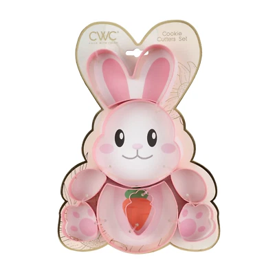 CWC MYO Conejo de Pascua Cortador de Galletas Set 8 Piezas Acabado 8" x 10" Foto 1 de 3