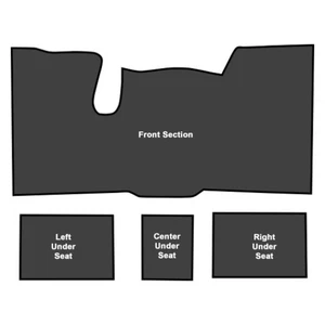 Sound Deadener for 1967-1972 GMC K15/K1500 Pickup Die Cut EVA Complete 4Pc - Picture 1 of 6
