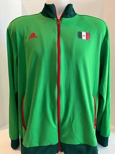 Rare Adidas 2014 FIFA World Cup Brazil Track Jacket “Viva Mexico” Size Large - Picture 1 of 16