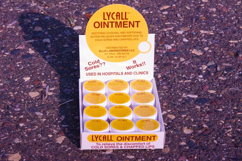 Lycall Cold Sore Ointment 12each - 8 Gram Jars