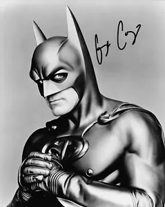GEORGE CLOONEY as BATMAN signed 8 x 10 - Picture 1 of 1