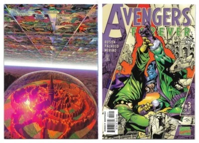 Avengers Forever #3 (Vol 1) : VF/NM : "City at the Heart of Forever" : Kang - Image 1 of 3