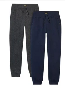 Lee Boy's Jogger Sweats 2pack Navy & Dark grey - Picture 1 of 2