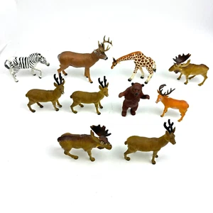 Lot of 10 1990's Hunter Dan, Schleich, Playskool & Other Wildlife Animal Figures - Picture 1 of 22