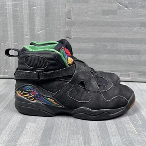 Nike Kids Size 7 Y Black Air Jordan 8 Retro Tinker Air Raid 305368-004 - Picture 1 of 11