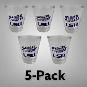 PAQUETE DE 5 GEAUX TIGERS LSU COPA DE MONEDA VASO ESTADO LOUISIANA CON LICENCIA OFICIAL - Imagen 1 de 12