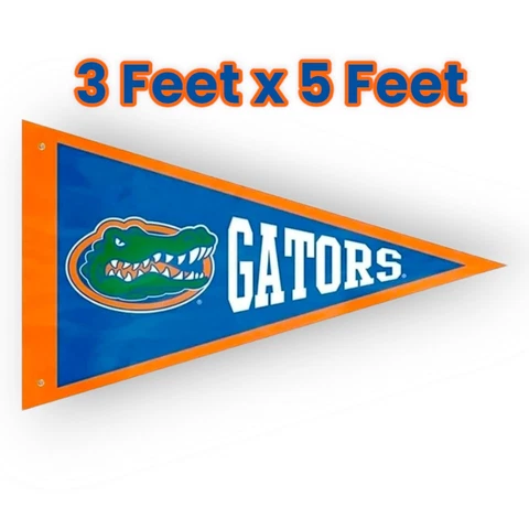 NCAA Florida Gators Giant Pennant 3' x 5' flag indoor outdoor Cover
