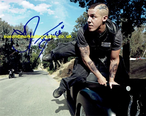 Theo Rossi Juice Ortiz  Men Of Mayhem  Sons Of Anarchy  Autograph UACC RD 96 Cover