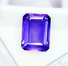 14.60 Ct Loose Gemstone Natural Blue Violet Tanzanite Ring Size GGL Certified