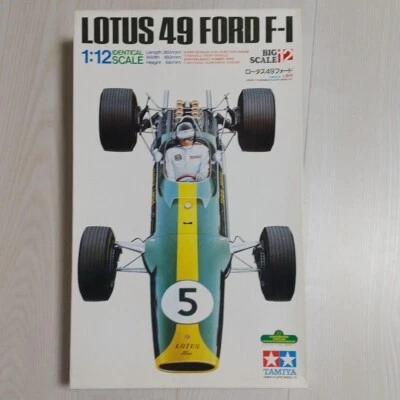 Lotus 49 Ford F-1 Tamiya scala 1/12 bis serie n.12 model kit usato non assemb... - Immagine 1 di 2