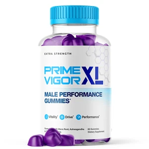 Prime Vigor XL Gummys for Men Advanced Performance Supplement Male Vitamin 60ct - Picture 1 of 13