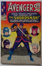 Comic Book- Avengers #19 Kirby Cover! Heck/Ayers/Lee! 1965 Swordsman