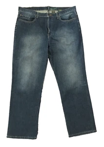 Timberland Jeans Mens 38 Dark Blue Denim Straight Relaxed Classic Fit 38x30 . - Picture 1 of 9