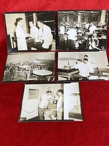 5 Vintage s/w Fotos ZAHNSCHULE ~ Mid Century Wanddeko, Medizin, Zahnmedizin - Bild 1 von 6