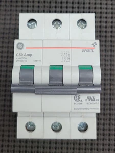 GE EP63ULC50 UNTERBRECHUNGSSCHALTER 50AMP 3POLIG 277/480VAC ZUSATZSCHUTZ - Bild 1 von 7