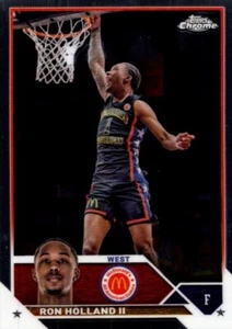 RON HOLLAND II 2023 Topps Chrome McDonalds #19 RC Detroit Pistons - Picture 1 of 2