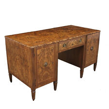 Ancient Neoclassical Writing Desk '700 Desk Wood Walnut Burl Maple