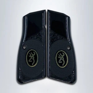 Empuñadura acrílica negra compatible con MK3 MK I II III marca KSD Browning High Power - Imagen 1 de 1