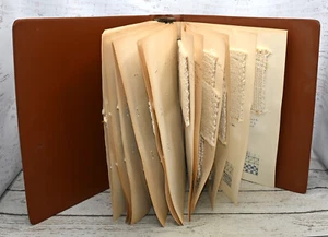 Carpeta de instrucciones de libro de muestra de patrón de tejido hecho a mano hecha a mano 1977 - Imagen 1 de 7