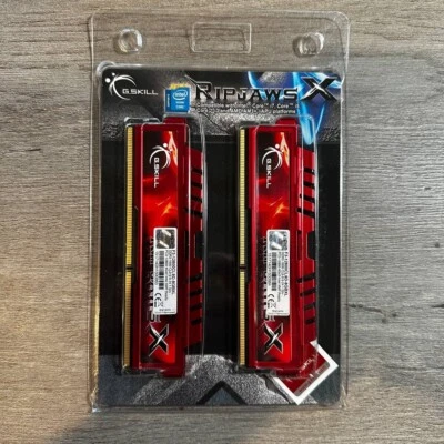 G.Skill RipJaws X 8GB 4GB x 2 DDR3 1600MHz F3-12800CL9D-8GBXL Gaming RAM - Image 1 of 3
