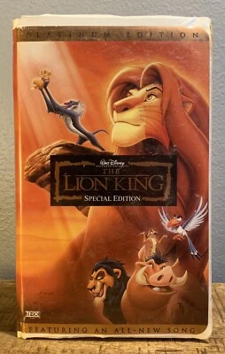 Walt Disney The Lion King Platinum Edition VHS Special Edition  - Image 1 of 4
