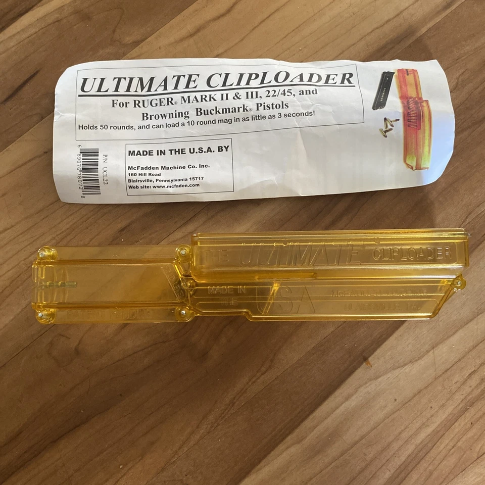 终极夹式装载机 Ruger Mark II III 22 45 工具勃朗宁 Buckmark 手枪 Ucl22 — 第 1/4 张图片