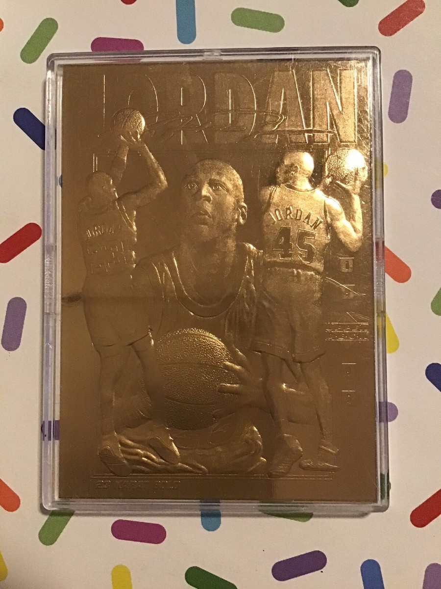 マイケルジョーダン 24k GOLD COLECTIBLE Michael Jordan 24k Gold Collectible Card | eBay