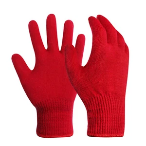 EvridWear Men Women Merino Wool Knit Liner Gloves Finger/Fingerless/Touchscreen - Picture 1 of 132