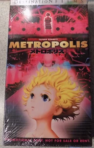 Osamu Tezuka Metropolis - Screener Full Length Promo Anime - New Sealed VHS - Picture 1 of 2