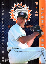 2010 Multi-Ad Hagerstown Suns Minor League Baseball #7 Glenn Gibson