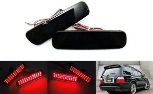 LED Brake Tail Lights Smoke Lens Bumper Reflector For Toyota Land Cruiser LX470 - Bild 1 von 12