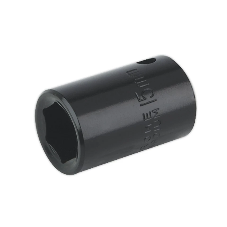Sealey IS1215 Impact Socket 15mm 1/2 SQ Drive