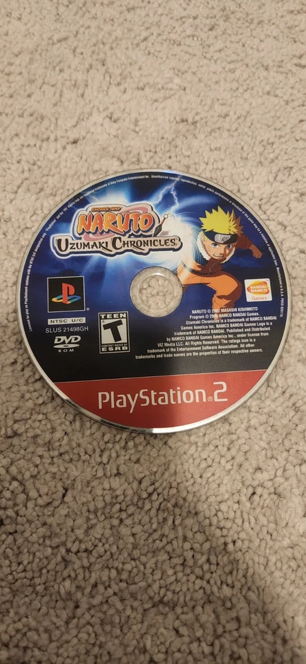 Naruto: Uzumaki Chronicles 1 (PS2) Disc Only, Tested, Same Day Ship Read Desc  - Image 1 of 2