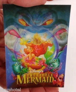 DISNEY STORE LITTLE MERMAID MOVIE RELEASE LENTICULAR FLASHER TRADING CARD 1997 - Picture 1 of 6