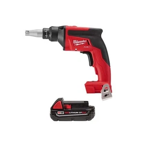 Milwaukee M18 FUEL 18V Lithium-Ion Brushless Cordless Drywall Screw Gun w/2.0ah - Picture 1 of 9