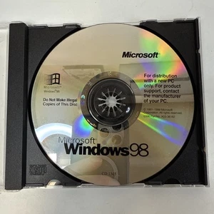 CD de remplacement Microsoft Windows 98 sans clé - Photo 1/3