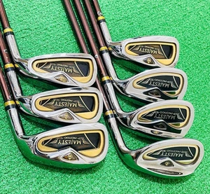 MARUMAN MAJESTY PRESTIGIO GOLD PREMIUM Iron 7pc set R Flex JAPAN - Picture 1 of 9